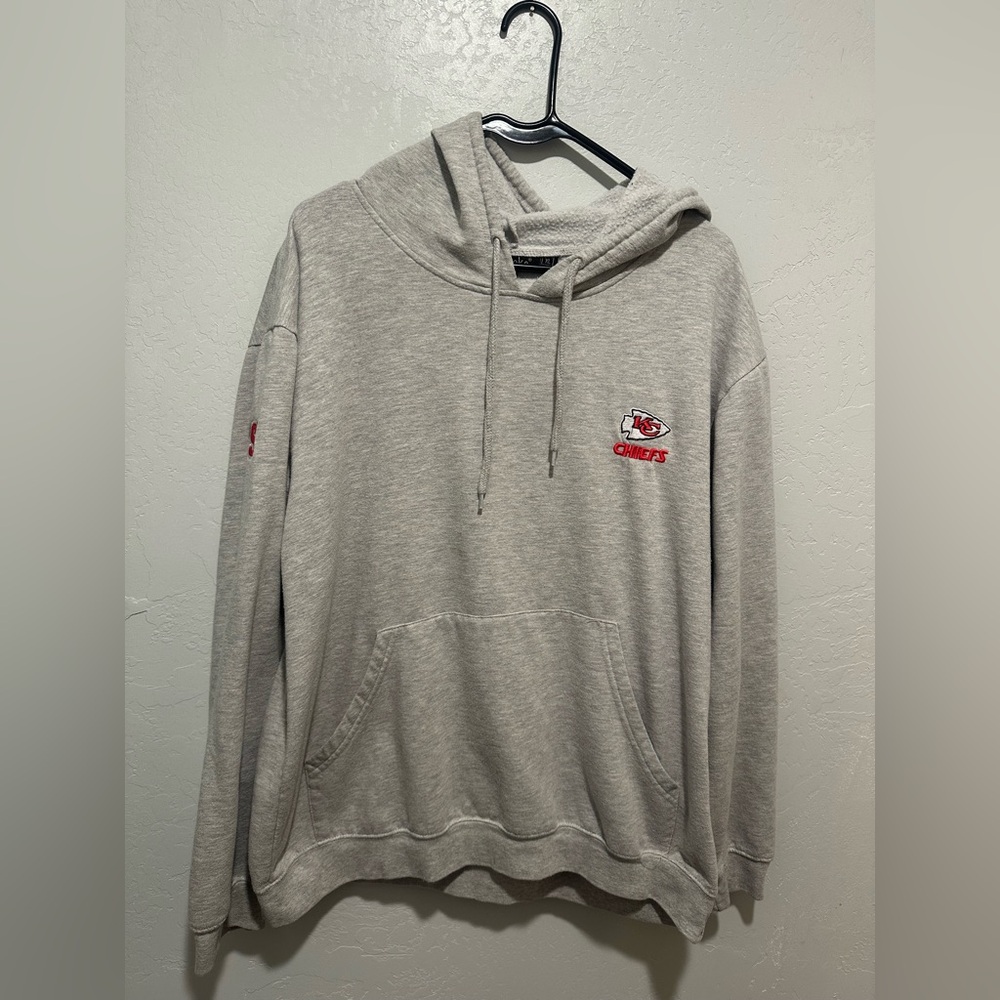 Kansas City Chiefs Light Gray Hoodie